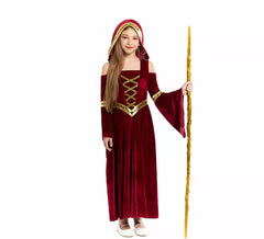 Costume de prêtresse sorcière pour fille