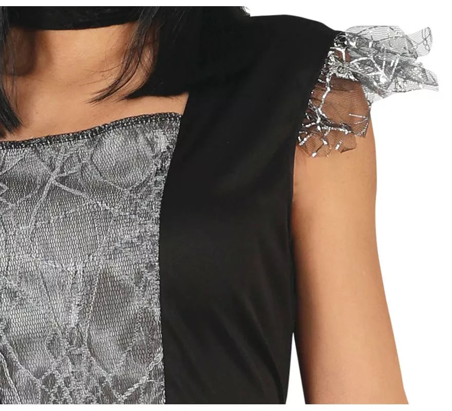 Translation missing: fr.Disfraz de Bruja Spiderweb plateada para mujer