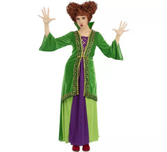Costume de sorcière verte pour femme