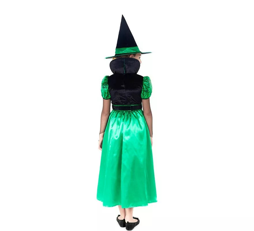 Translation missing: fr.Disfraz de Bruja Verde para niña