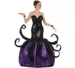 Costume de sorcière méchante des mers pourpres pour femme
