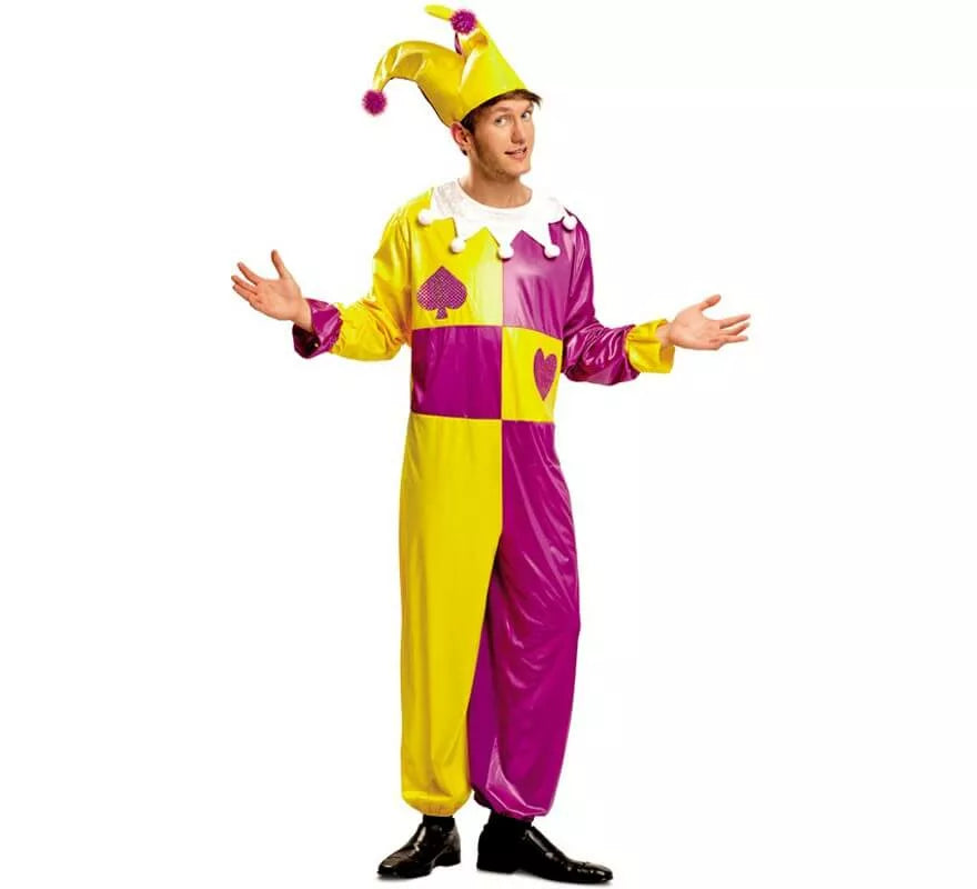 Translation missing: fr.Disfraz de Bufón o Joker para Hombre talla M-L