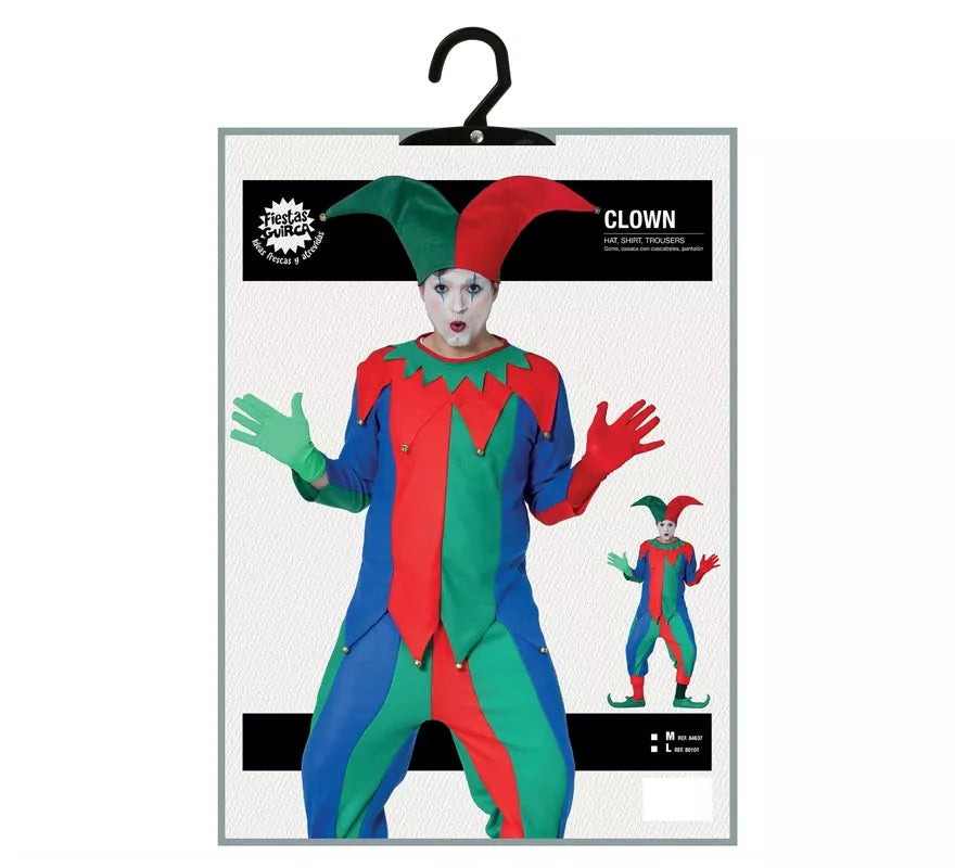 Disfraz de Bufón para hombre