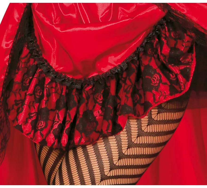 Translation missing: fr.Disfraz de Burlesque Can-can rojo para mujer