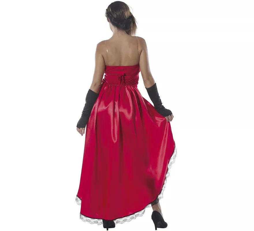 Translation missing: fr.Disfraz de Burlesque Can-can rojo para mujer