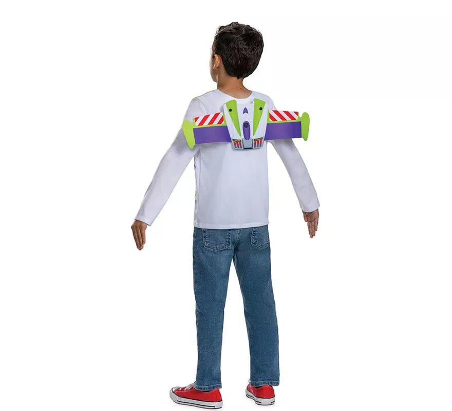 Translation missing: fr.Disfraz de Buzz lightyear clásico con alas para niño
