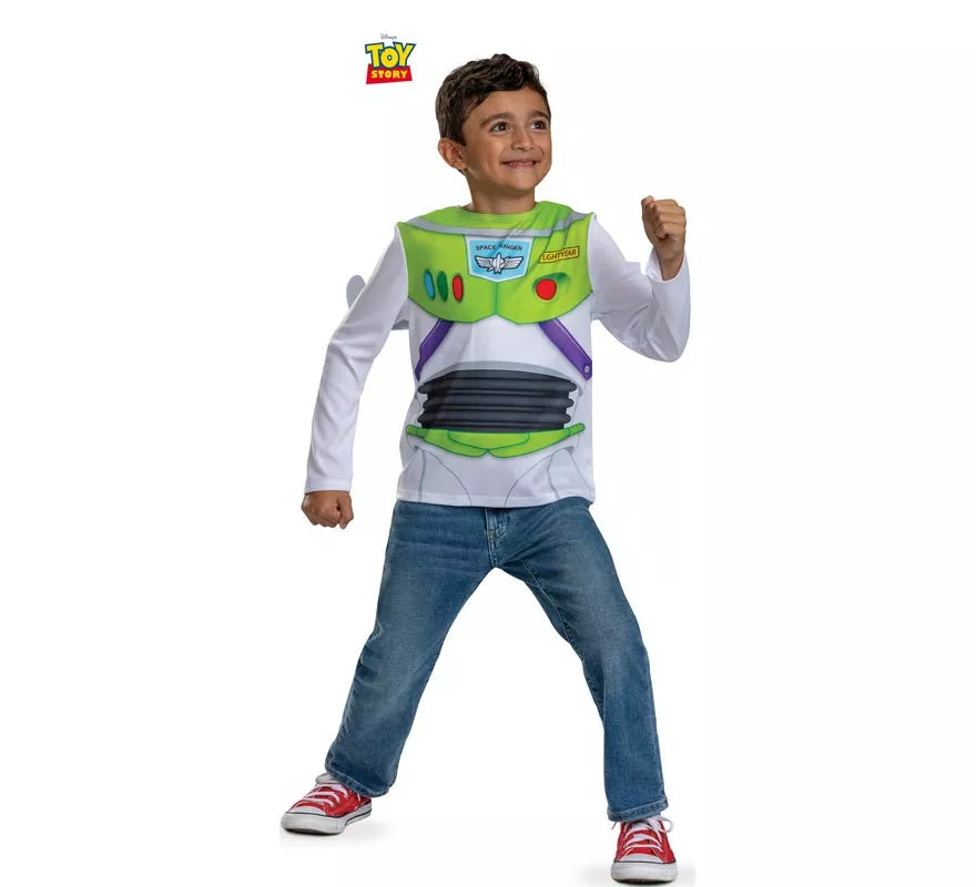Translation missing: fr.Disfraz de Buzz lightyear clásico con alas para niño