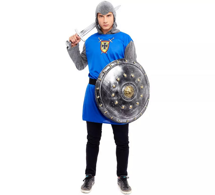 Disfraz de Caballero Azul Medieval para hombre