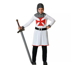 Costume de chevalier croisé classique pour garçons