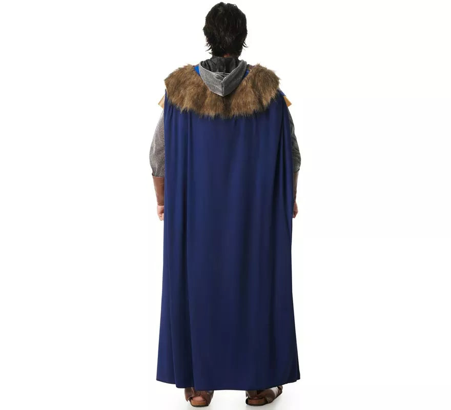 Translation missing: fr.Disfraz de Caballero Medieval azul para hombre