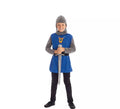 Disfraz de Caballero Medieval azul para niño