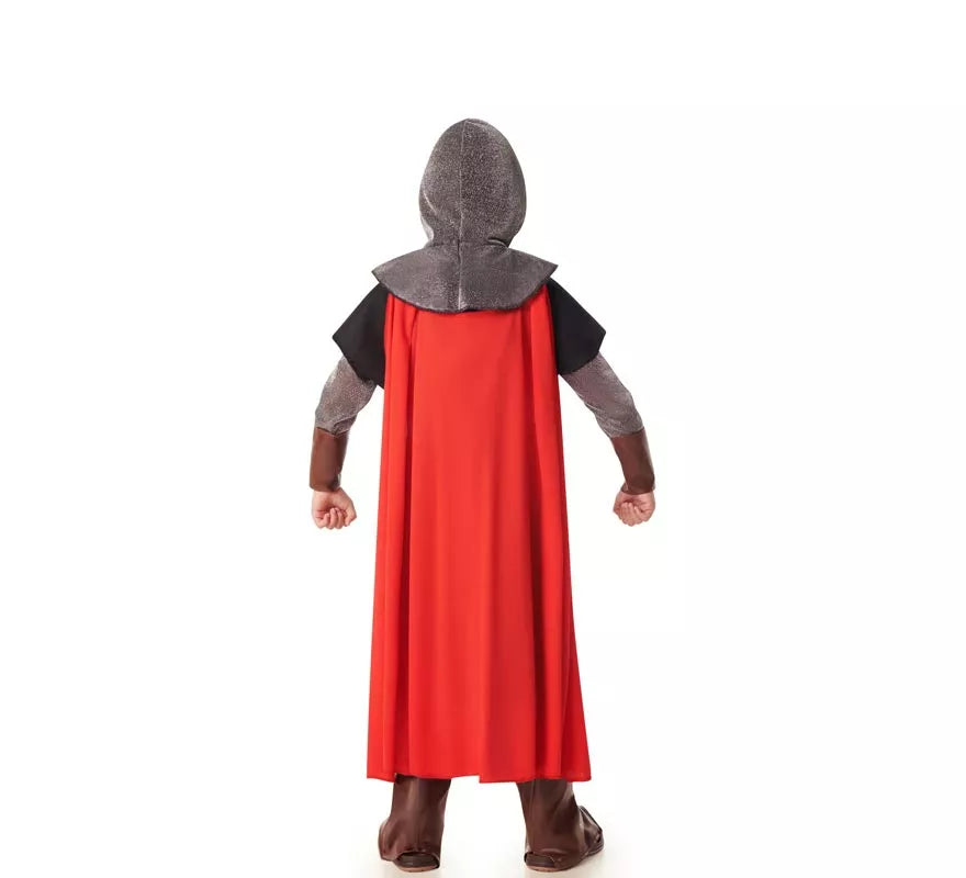 Translation missing: fr.Disfraz de Caballero Medieval León negro para niños