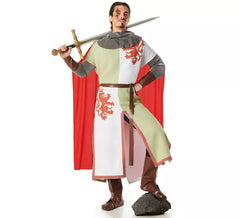 Costume de chevalier médiéval lion pour homme