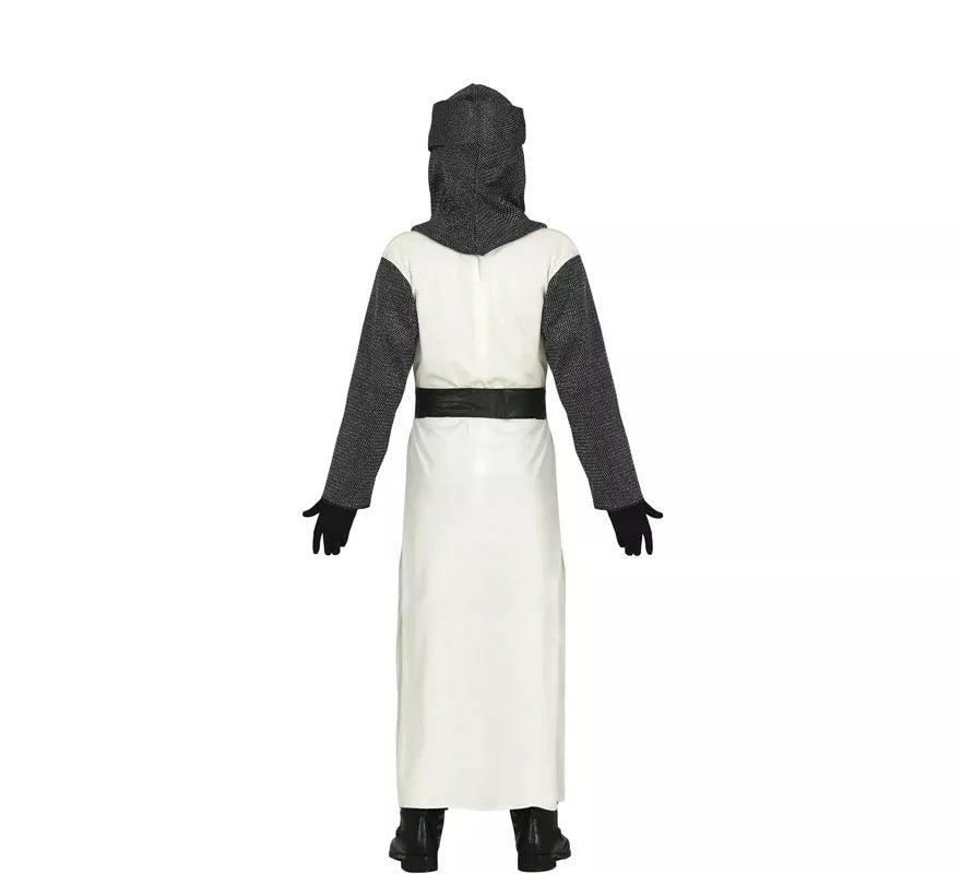 Translation missing: fr.Disfraz de Caballero Templario Blanco para niño