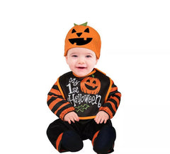 Costume de citrouille d'Halloween pour bébé