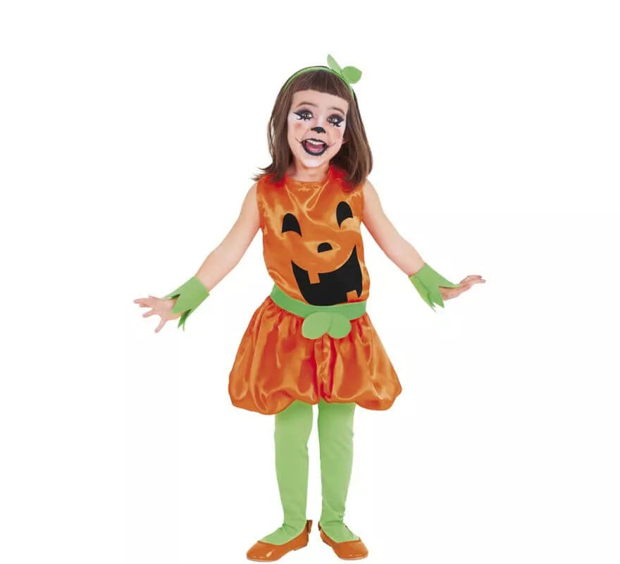Translation missing: fr.Disfraz de Calabaza Divertida para niña y bebé