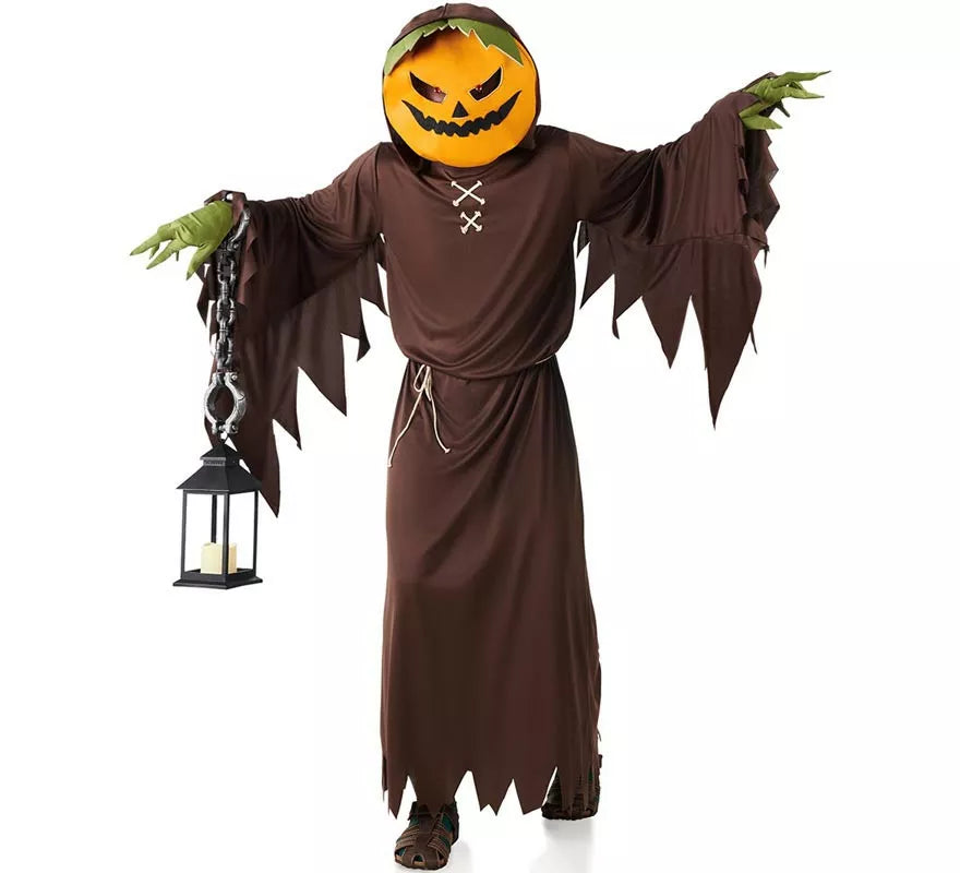 Translation missing: fr.Disfraz de Calabaza Maligna Cabezona para adultos