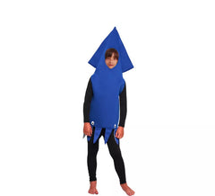 Déguisement calmar bleu marine enfant