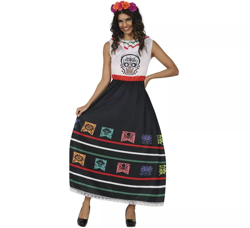Translation missing: fr.Disfraz de Calavera Catrina Calavera para mujer