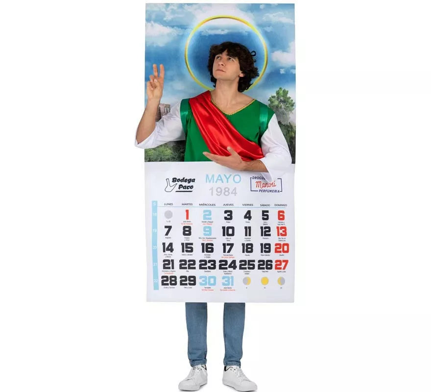 Translation missing: fr.Disfraz de Calendario San Pancracio para adulto