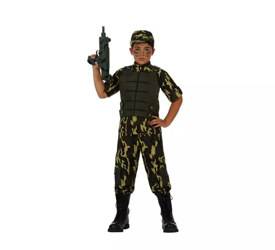 Translation missing: fr.Disfraz de Camuflaje Militar para niños
