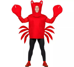 Déguisement de crabe rouge avec masque adulte