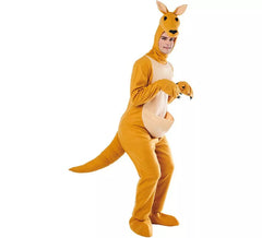 Costume de kangourou australien marron pour homme