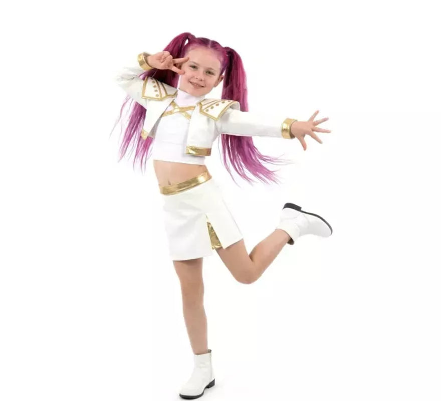 Translation missing: fr.Disfraz de Cantante K-Pop blanca para niña