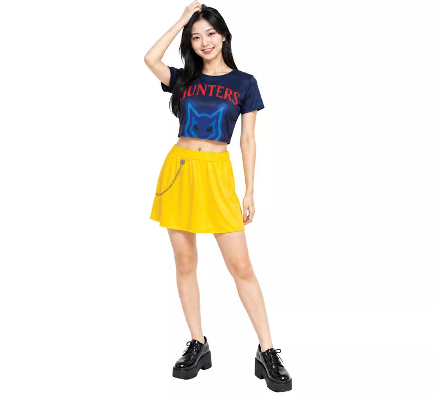 Translation missing: fr.Disfraz de Cantante K-Pop Star Hunter Lite para mujer