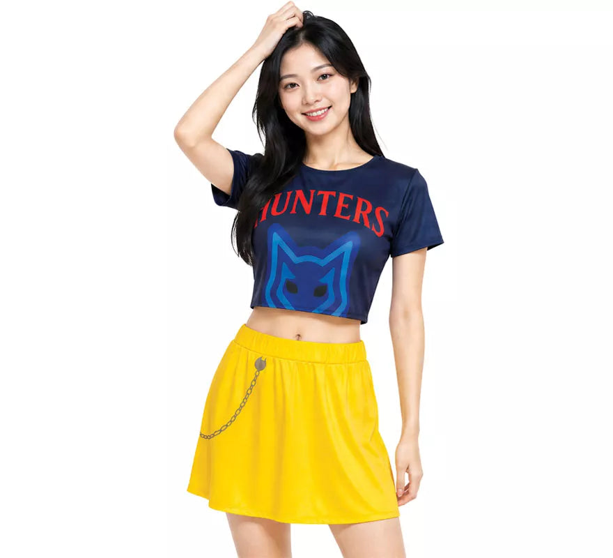 Translation missing: fr.Disfraz de Cantante K-Pop Star Hunter Lite para mujer