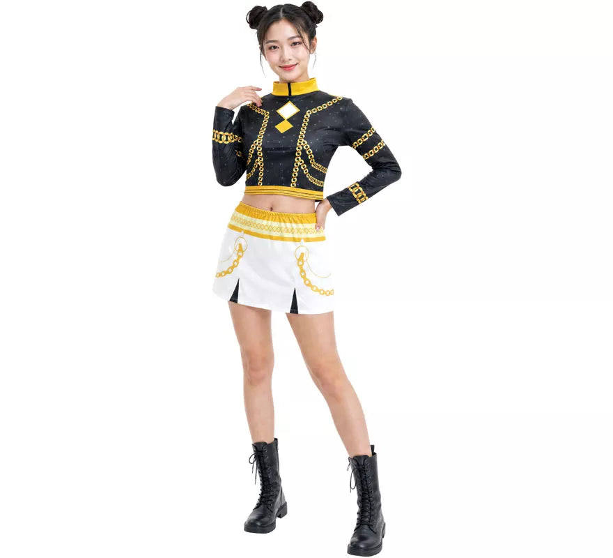 Translation missing: fr.Disfraz de Cantante K-Pop Star Silver Lite para adolescente