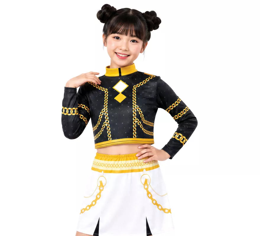 Translation missing: fr.Disfraz de Cantante K-Pop Star Silver Lite para niña