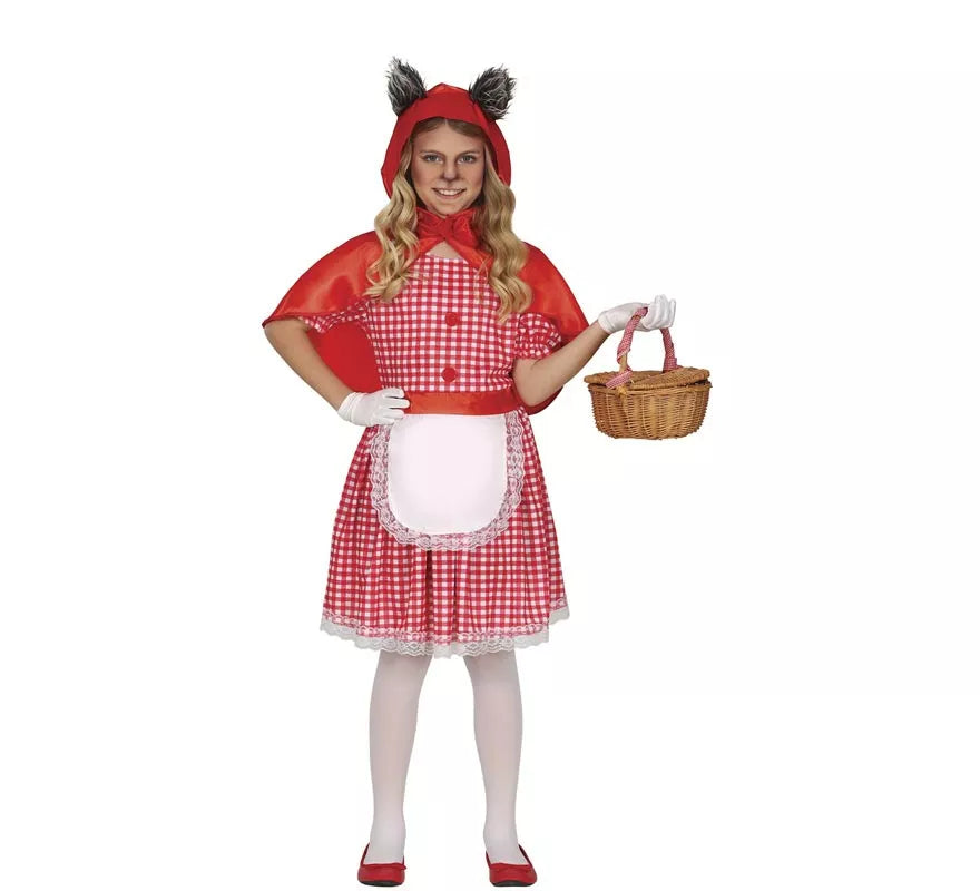 Translation missing: fr.Disfraz de Caperucita Roja Lobo para niña