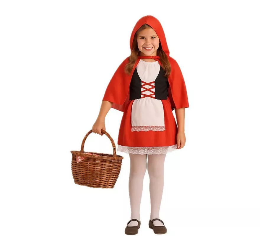 Translation missing: fr.Disfraz de Caperucita Roja para niña