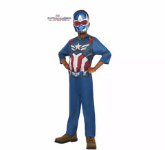 Costume Captain America avec masque pour garçon
