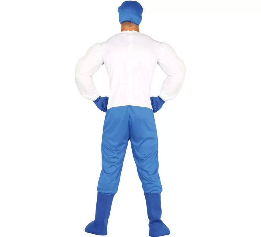 Translation missing: fr.Disfraz de Capitán azul para hombre