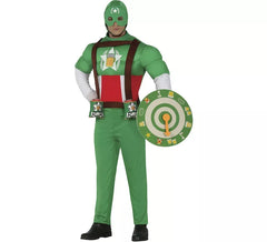 costume capitaine pour les hommes Bière verte