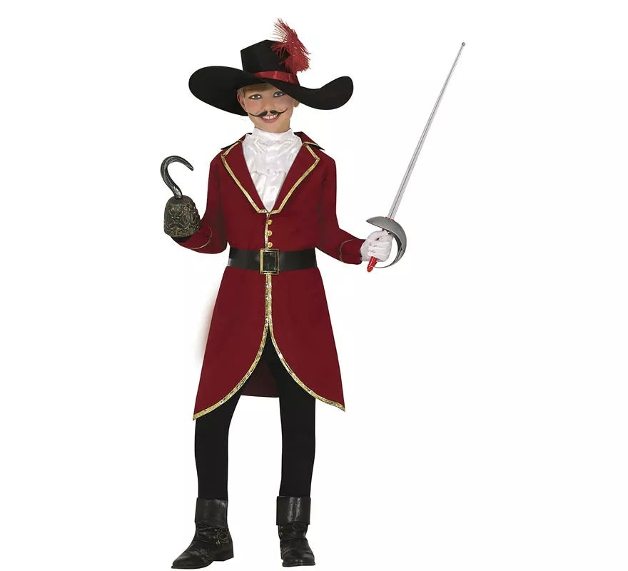 Translation missing: fr.Disfraz de Capitán Corsario Pirata para niños