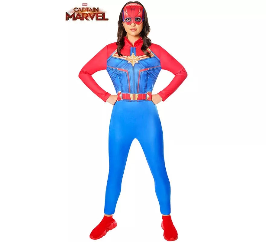 Disfraz de Capitana Marvel Clásico para mujer