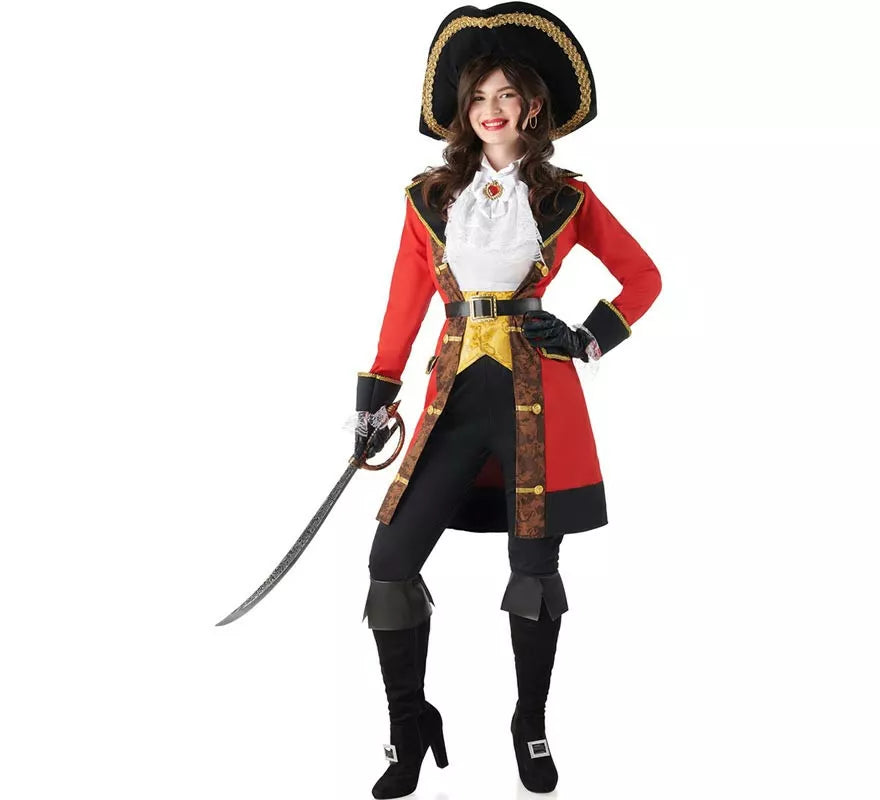 Translation missing: fr.Disfraz de Capitana Pirata Hook para mujer