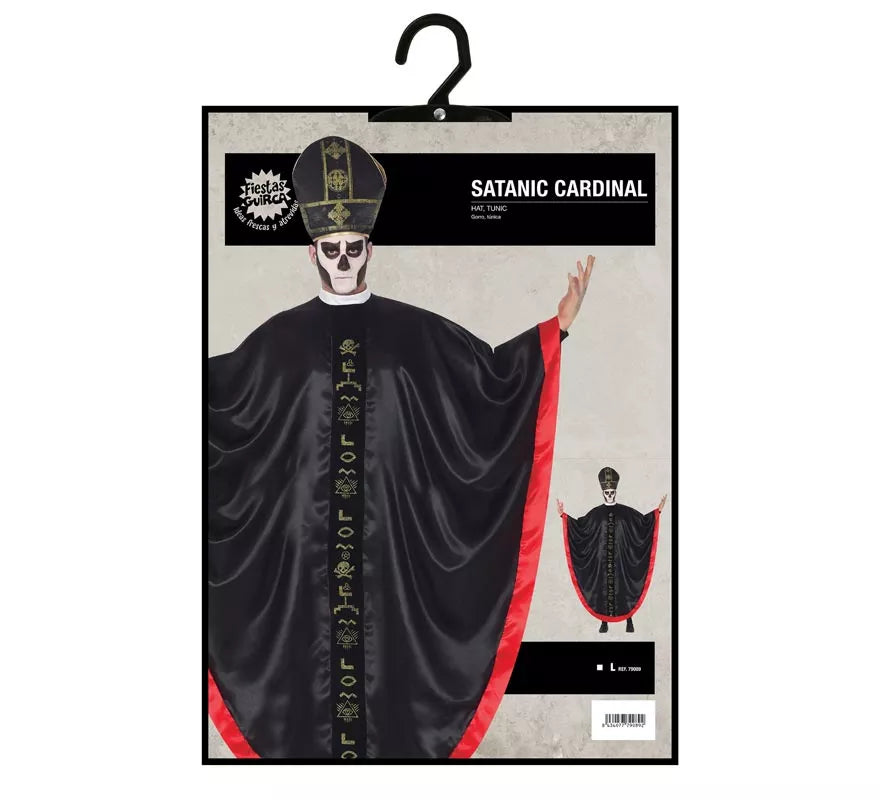 Translation missing: fr.Disfraz de Cardenal Satánico para hombre
