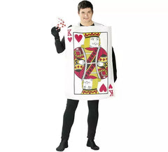 Déguisement carte de roi de coeur pour adultes