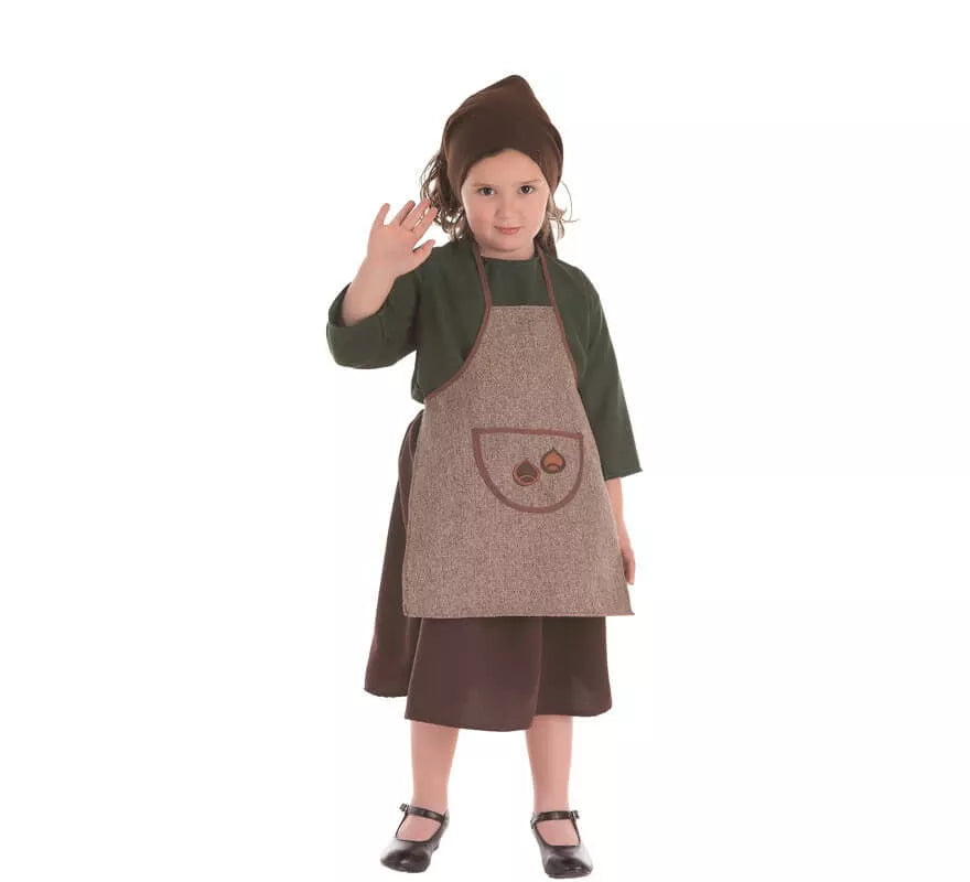 Translation missing: fr.Disfraz de Castañera Otoño para niña