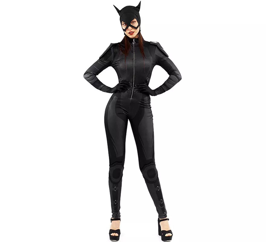 Translation missing: fr.Disfraz de Cat Hero Negro para mujer