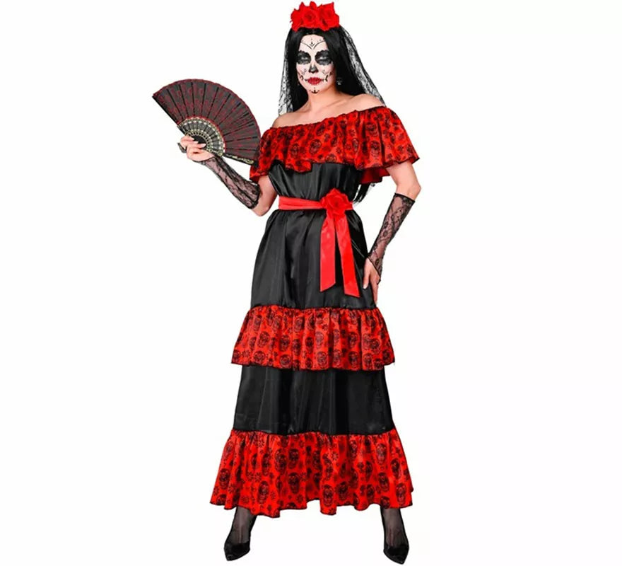 Translation missing: fr.Disfraz de Catrina Día de Los Muertos para mujer