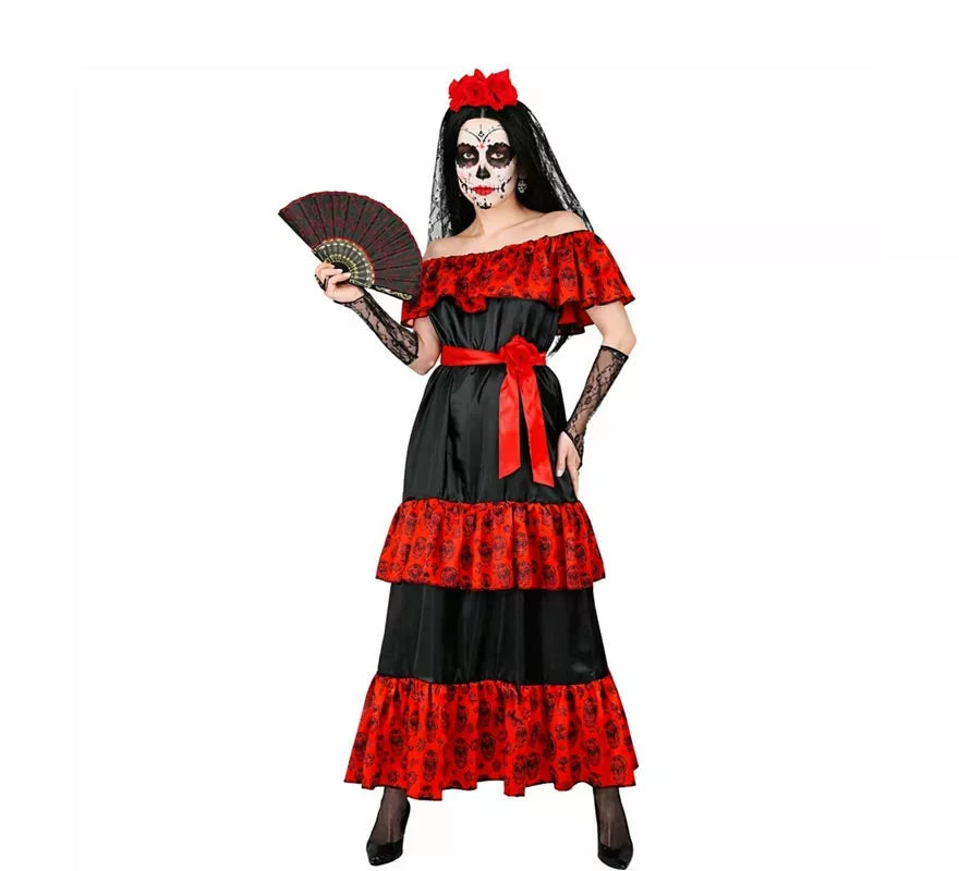 Translation missing: fr.Disfraz de Catrina Día de Los Muertos para mujer