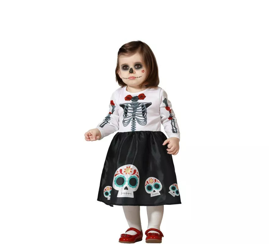 Translation missing: fr.Disfraz de Catrina para bebé y niña