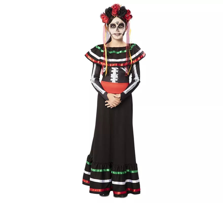 Translation missing: fr.Disfraz de Catrina para niña