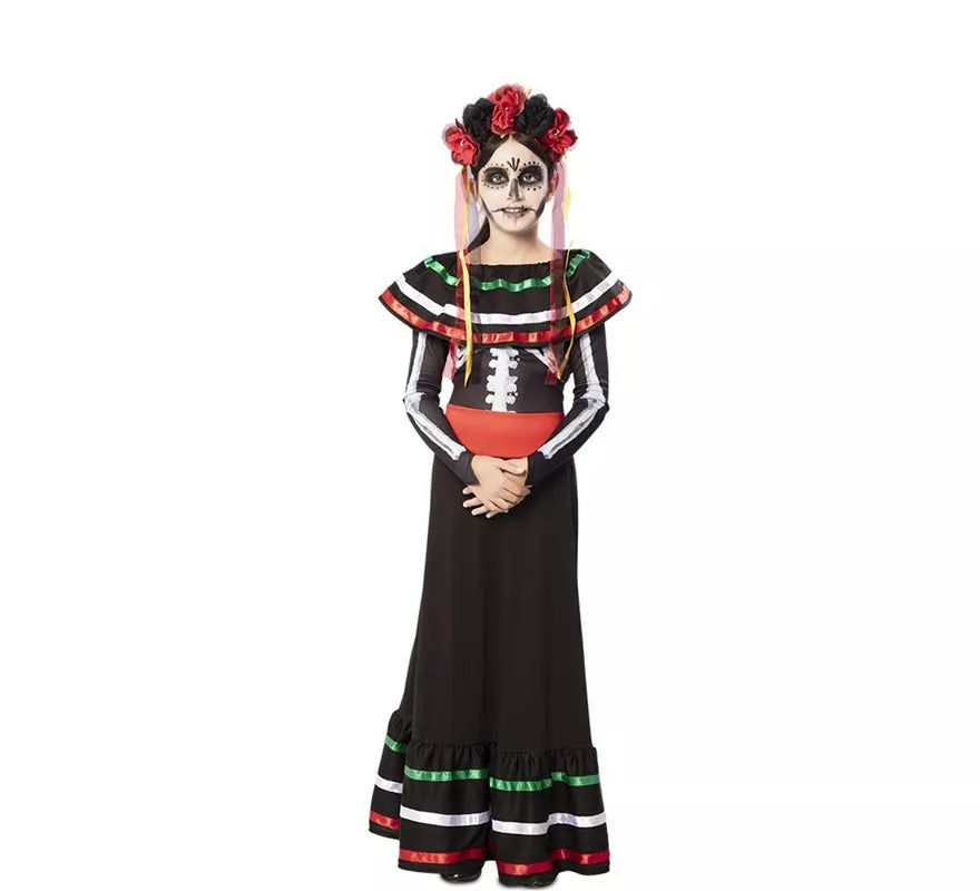Translation missing: fr.Disfraz de Catrina para niña
