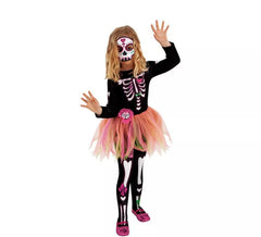 Déguisement de Catrina Rose avec Tutu pour flle